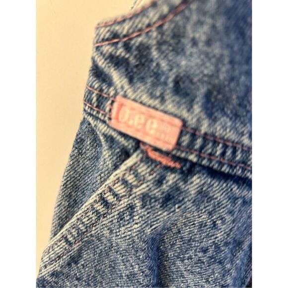 Lee girls size 5 denim dress Vintage USA Bunny Union Tag Rare #34783 - Picture 3 of 10